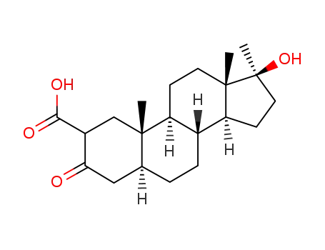 (5S,8R,9S,10S,13S,14S,17S)-17-Hydroxy-10,13,17-trimethyl-3-oxo-hexadecahydro-cyclopenta[a]phenanthrene-2-carboxylic acid