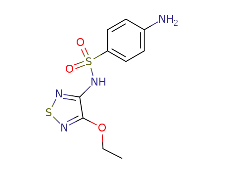 Molecular Structure of 13369-07-8 (Sulfatrozole)
