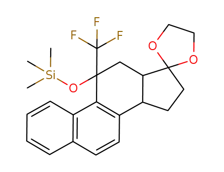17,17-ethylenedioxy-11-trifluoromethyl-11-trimethylsiloxy-11,12,13,14,15,16-hexahydrocyclopenta<a>phenanthrene