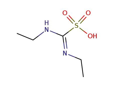 Molecular Structure of 117766-00-4 ((ethylamino)(ethylimino)-methanesulfonic acid)