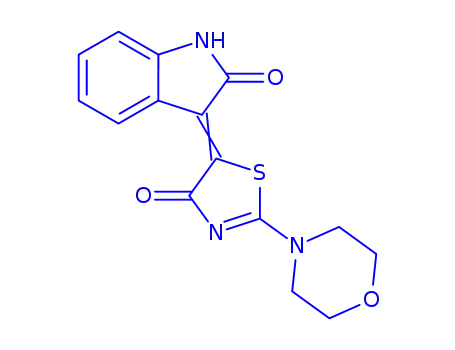(3Z)-3-[2-(morpholin-4-yl)-4-oxo-1,3-thiazol-5(4H)-ylidene]-1,3-dihydro-2H-indol-2-one