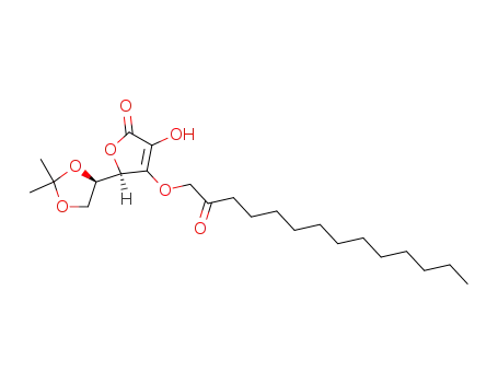 (R)-5-((R)-2,2-Dimethyl-[1,3]dioxolan-4-yl)-3-hydroxy-4-(2-oxo-tetradecyloxy)-5H-furan-2-one