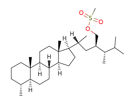(20R,23R,24S)-5α-dinosteran-29-ol mesylate