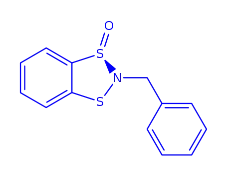 Molecular Structure of 145025-50-9 (N-Benzyl-1,3,2-benzodithiazole S-oxide)