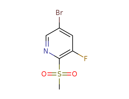 5-broMo-3-fluoro-2-(Methylsulfonyl)pyridine
