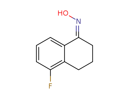Molecular Structure of 911825-56-4 ((E)-5-fluoro-3,4-dihydronaphthalen-1(2H)-one oxime)
