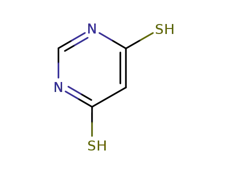Molecular Structure of 1450-88-0 (4(1H)-Pyrimidinethione, 6-mercapto- (9CI))