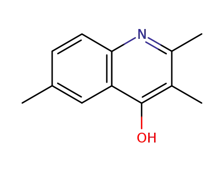 Molecular Structure of 1447-42-3 (2,3,6-Trimethylquinolin-4-ol)