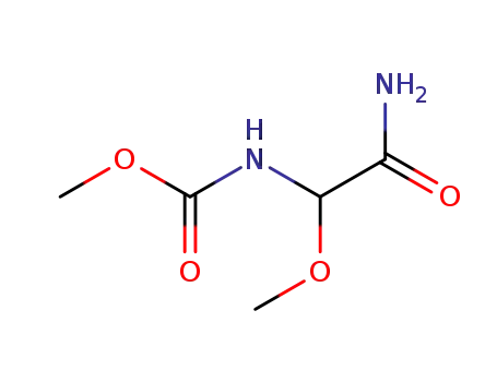 Molecular Structure of 145275-67-8 (Carbamic  acid,  (2-amino-1-methoxy-2-oxoethyl)-,  methyl  ester  (9CI))