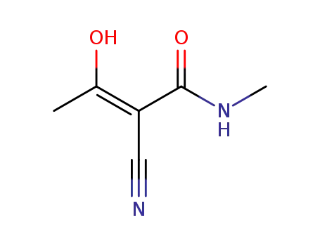 2-Butenamide, 2-cyano-3-hydroxy-N-methyl- (9CI)