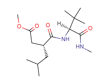 (R)-methyl 3-((S)-3,3-dimethyl-1-(methylamino)-1-oxobutan-2-ylcarbamoyl)-5-methylhexanoate