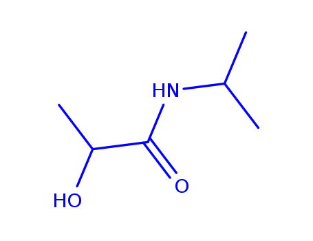 Molecular Structure of 6280-17-7 (Propanamide, 2-hydroxy-N-(1-methylethyl)- (9CI))
