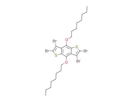 2,3,6,7-tetrabromo-4,8-bis(octyloxy)benzo[1,2-b:4,5-b']dithiophene