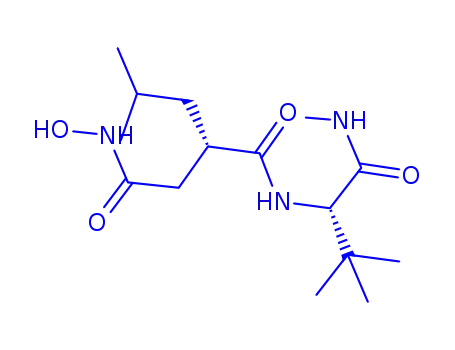 Butanediamide,N1-[(1S)-2,2-dimethyl-1-[(methylamino)carbonyl]propyl]-N4-hydroxy-2-(2-methylpropyl)-,(2R)-