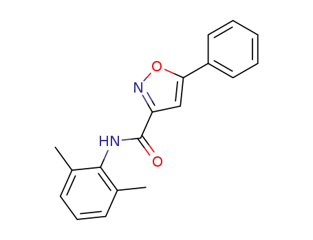 3-Isoxazolecarboxamide, N-(2,6-dimethylphenyl)-5-phenyl-