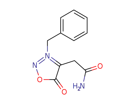 Molecular Structure of 14504-15-5 (3-Benzyl-4-carbamoylmethylsydnone)