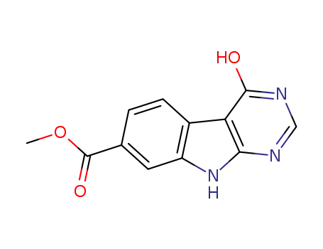 methyl 4-hydroxy-9H-pyrimido[4,5-b]indole-7-carboxylate