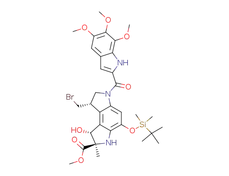 8-O-tert-butyldimethylsilyl-3α-hydroxyduocarmycin B2