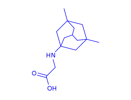 Molecular Structure of 1340545-88-1 (N-(3,5-DiMethyltricyclo[3.3.1.13,7]dec-1-yl)glycine)