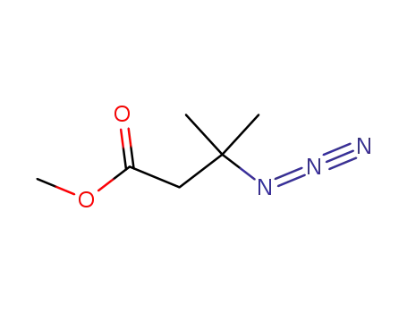 β-Azidoisovaleriansaeuremethylester