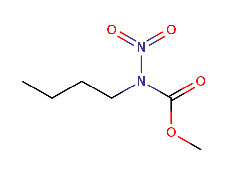 Molecular Structure of 14442-55-8 (methyl butyl(nitro)carbamate)