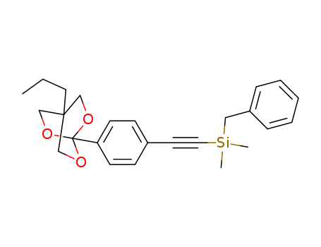 2,6,7-Trioxabicyclo[2.2.2]octane,1-[4-[2-[dimethyl(phenylmethyl)silyl]ethynyl]phenyl]-4-propyl-