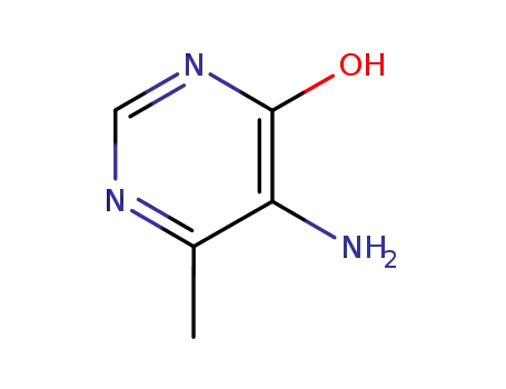 Molecular Structure of 14675-49-1 (4(1H)-Pyrimidinone, 5-amino-6-methyl- (9CI))