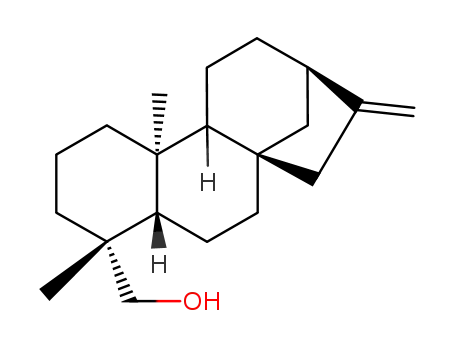 Molecular Structure of 10438-44-5 (ent-19-hydroxy-kaur-16-ene)