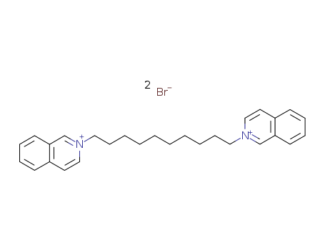 Isoquinolinium,2,2'-(1,10-decanediyl)bis-, bromide (1:2) cas  1465-74-3