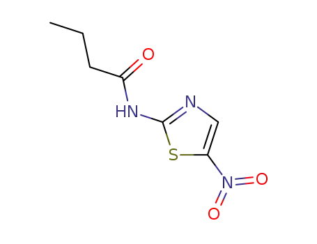 Molecular Structure of 14645-50-2 (N-(5-nitro-1,3-thiazol-2-yl)butanamide)