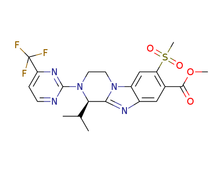 (R)-methyl 1-isopropyl-7-(methylsulfonyl)-2-(4-(trifluoromethyl)pyrimidin-2-yl)-1,2,3,4-tetrahydrobenzo[4,5]imidazo[1,2-a]pyrazine-8-carboxylate