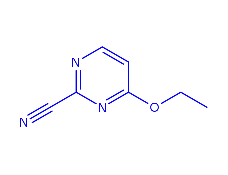 Molecular Structure of 145947-99-5 (2-Pyrimidinecarbonitrile, 4-ethoxy- (9CI))