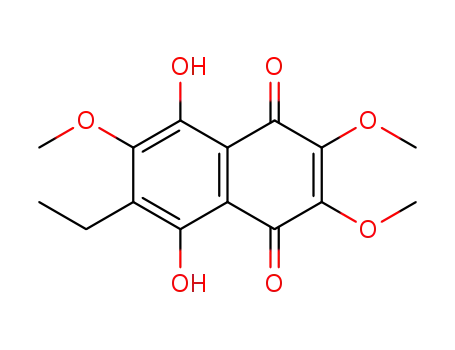2-Ethyl-5,8-dihydroxy-3,6,7-trimethoxynaphthalene-1,4-dione