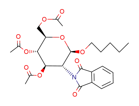 Pentyl 3,4,6-tri-O-acetyl-2-deoxy-2-phthalimido-β-D-glucopyranoside