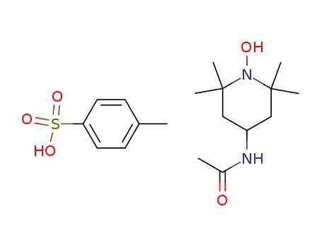 4-(acetylamino)-2,2,6,6-tetramethyl-1-hydroxy-piperidinium p-toluenesulfonate