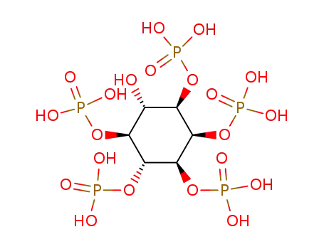 Molecular Structure of 134176-37-7 (1D-MYO-INOSITOL-1,3,4,5,6-PENTAKISPHOSPHATE, (NA+ SALT))