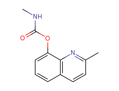 8-Quinolinol,2-methyl-, 8-(N-methylcarbamate)