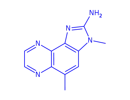 3H-Imidazo(4,5-f)quinoxalin-2-amine, 3,5-dimethyl-