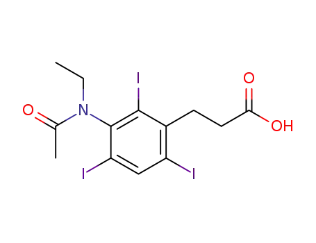 Molecular Structure of 1456-52-6 (Ioprocemic acid)