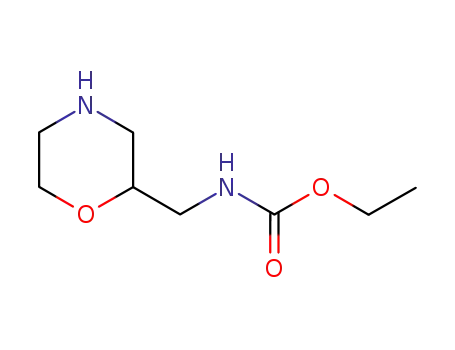 카르밤산, (2-모르폴리닐메틸)-, 에틸 에스테르(9CI)