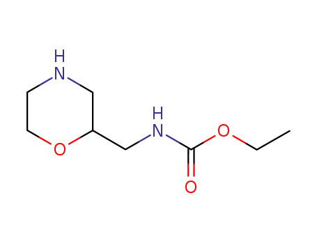 Carbamic  acid,  (2-morpholinylmethyl)-,  ethyl  ester  (9CI)