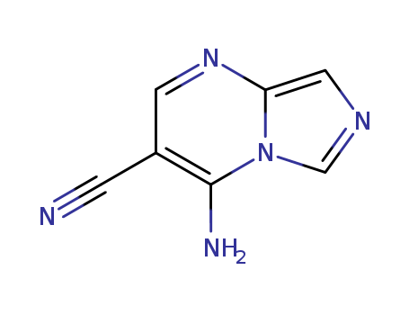 Imidazo[1,5-a]pyrimidine-3-carbonitrile,4-amino-