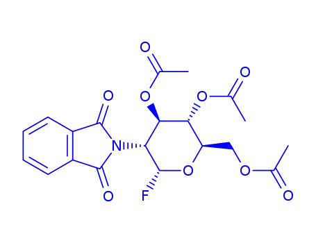 Molecular Structure of 147157-97-9 (2-DEOXY-2-PHTHALIMIDO-3,4,6-TRI-O-ACETYL-ALPHA-D-GLUCOPYRANOSYL FLUORIDE)