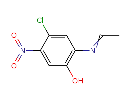 4-chloro-2-ethylideneamino-5-nitro-phenol