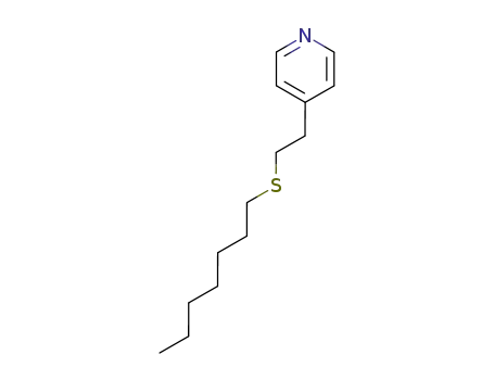 Molecular Structure of 134480-46-9 (4-[2-(heptylsulfanyl)ethyl]pyridine)