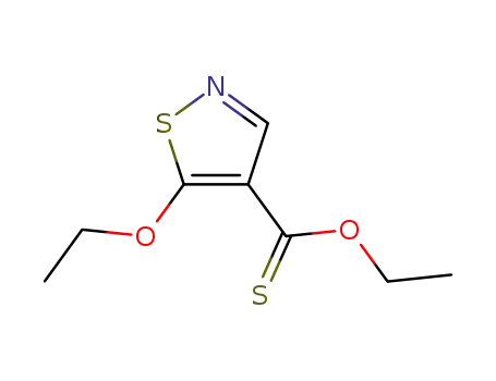 Molecular Structure of 146904-67-8 (4-Isothiazolecarbothioicacid,5-ethoxy-,O-ethylester(9CI))