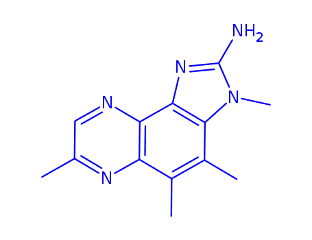 2-아미노-3,4,5,7-테트라메틸이미다조(4,5-F)퀴녹살린
