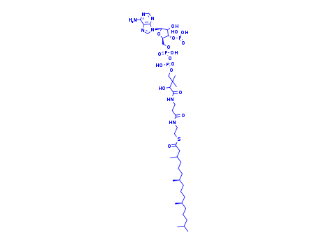 [(2S,3S,4R,5R)-5-(6-aminopurin-9-yl)-4-hydroxy-2-[[hydroxy-[hydroxy-[3-hydroxy-2,2-dimethyl-3-[2-[2-[(3S,7S,11R)-3,7,11,15-tetramethylhexadecanoyl]sulfanylethylcarbamoyl]ethylcarbamoyl]propoxy]phospho
