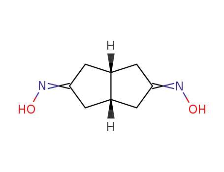 Molecular Structure of 177469-07-7 (cis-bicyclo<3.3.0>octane-3,7-dione bisoxime)