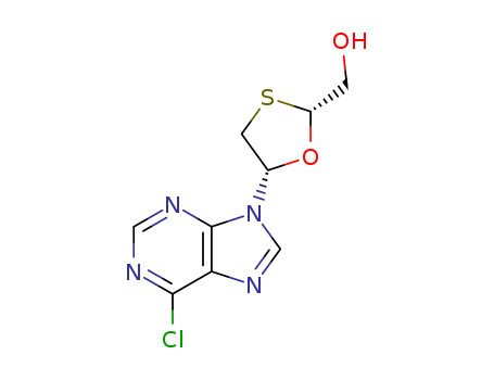 1,3-OXATHIOLANE-2-METHANOL,5-(6-CHLORO-9H-PURIN-9-YL)-,(2R-CIS)-CAS